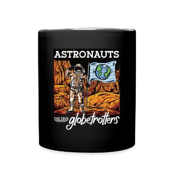 Astronautes True Globetrotters Spaceman Space - Mug uni - noir - Devant