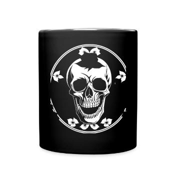 Horreur Crâne Crâne Art Crâne Gothique Heavy Metal - Mug uni - noir - Devant