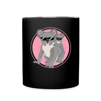 Koalas Koalas | Koala Bear Koala Bear Cadeau - Mug uni - noir - Devant