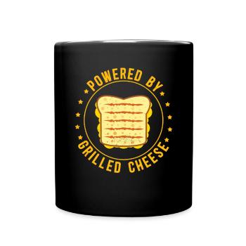 Fromage grillé Fromage Amateur de fromage Cadeau - Mug uni - noir - Devant