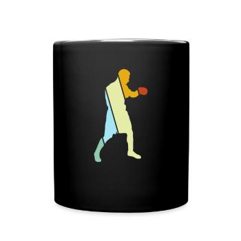 Boxen Retro - Tasse einfarbig - Schwarz - Vorne