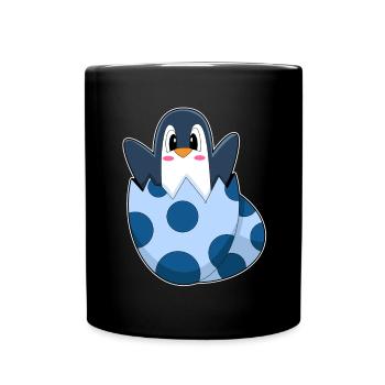 Penguin Egg - Full Colour Mug - black - Front