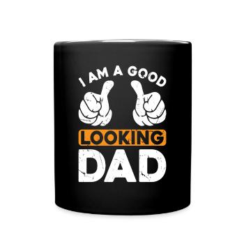Je suis un beau père - Drôles d’idées pour la fête des pères - Mug uni - noir - Devant
