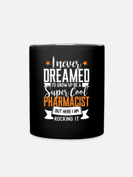 Apotheker - Tasse einfarbig - Schwarz