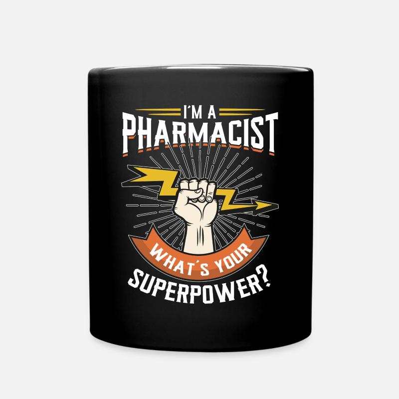 Apotheker - Tasse einfarbig - Schwarz