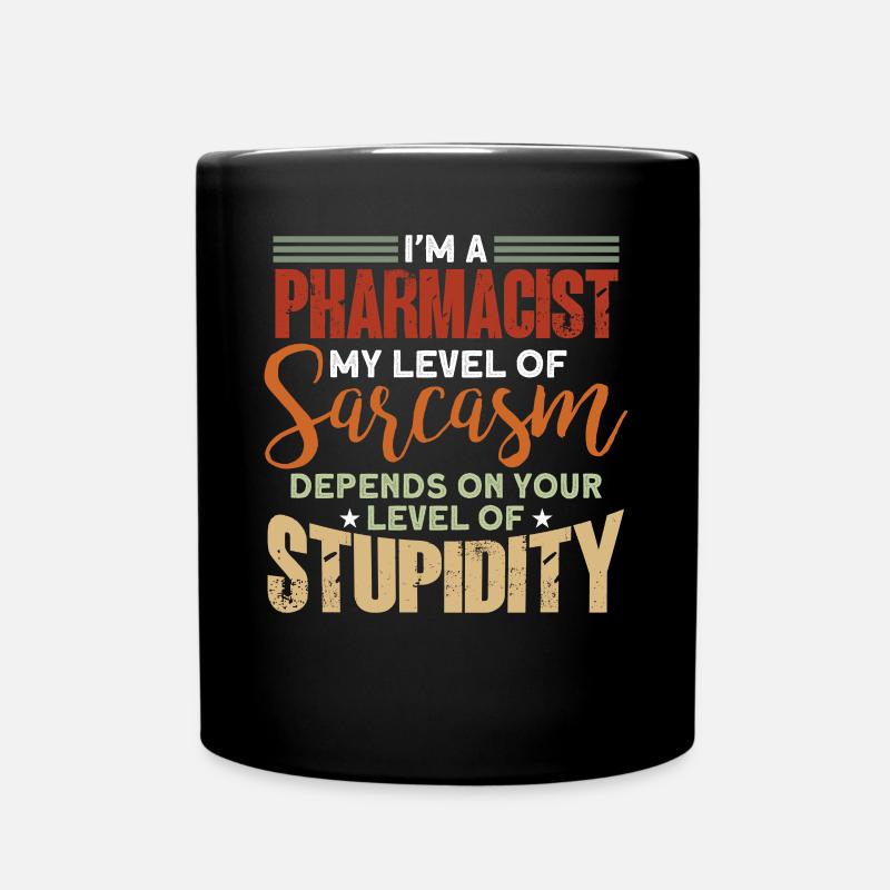 Apotheker - Tasse einfarbig - Schwarz