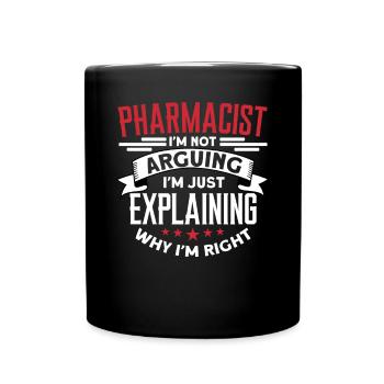 Pharmacist - Full Colour Mug - black - Front