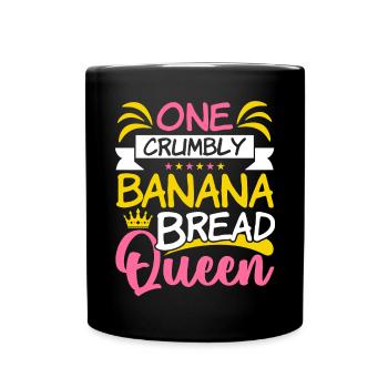 Pain aux bananes Baker Boulangerie Chef cuisinier Cuisiner - Mug uni - noir - Devant