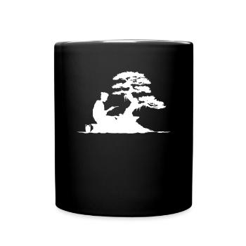 bonsai Japanese Art - Tasse einfarbig - Schwarz - Vorne