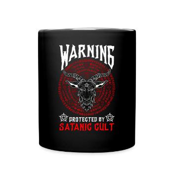 The Merry Satan - Full Colour Mug - black - Front
