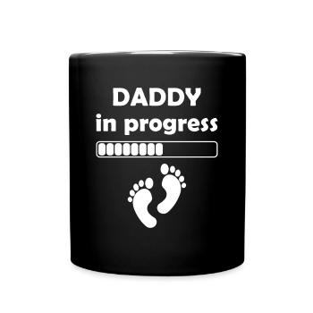 Daddy to be - Daddy In Progress - Full Colour Mug - black - Front