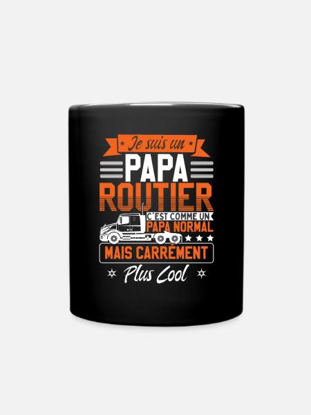 Humoristique Camion Chauffeur De Routier - Mug uni - noir