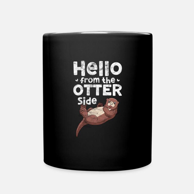 Otter - Tasse einfarbig - Schwarz