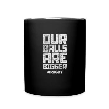 Rugby Club Rugby Team Football Sport Gift - Full Colour Mug - black - Front