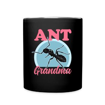 Fourmis Grand-mère Fourmi Farm Formicarium Cadeau - Mug uni - noir - Devant