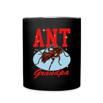 Fourmis Grand-père Formicarium Fourmi Farm Cadeau - Mug uni - noir - Devant