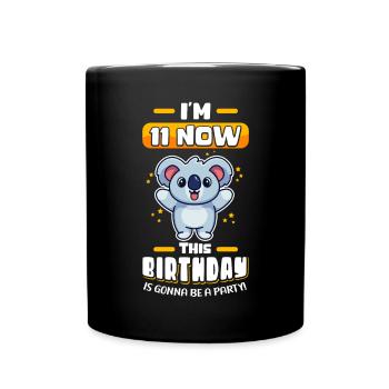 11e anniversaire 11 ans Cadeau Idée Cadeau Cadeau - Mug uni - noir - Devant