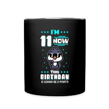 11e anniversaire 11 ans cadeau - Mug uni - noir - Devant