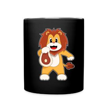 Viande de lion - Mug uni - noir - Devant