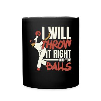 Bocce Ball Player Bocce Game Italian Sports Italy - Full Colour Mug - black - Front