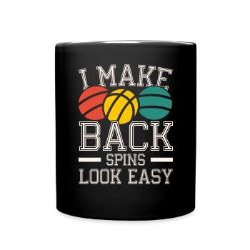 Bocce Ball Player Bocce Game Italian Sports Italy - Full Colour Mug - black - Front