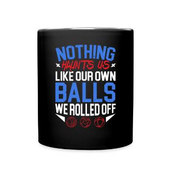 Bocce Ball Player Bocce Game Italian Sports Italy - Full Colour Mug - black - Front