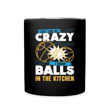 Bocce Ball Player Bocce Game Italian Sports Italy - Full Colour Mug - black - Front