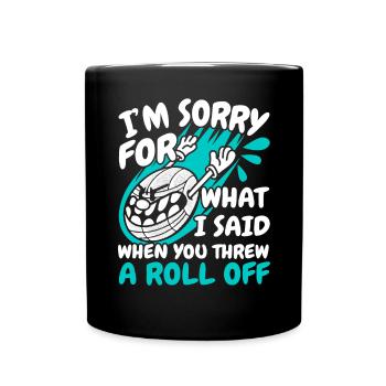 Bocce Ball Player Bocce Game Italian Sports Italy - Full Colour Mug - black - Front