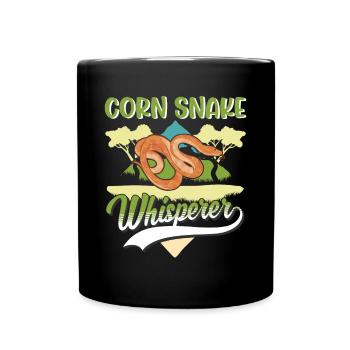 Kornnatter Flüsterer Corn Snake Whisperer - Full Colour Mug - black - Front