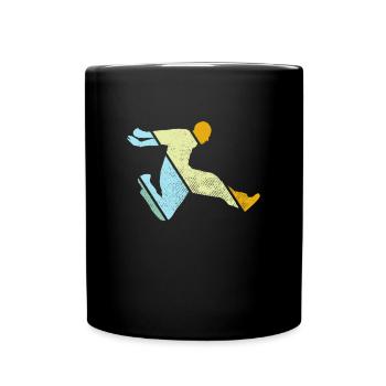 Parkour Retro - Full Colour Mug - black - Front