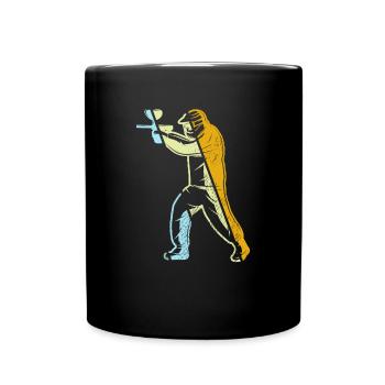 Paintball Rétro - Mug uni - noir - Devant