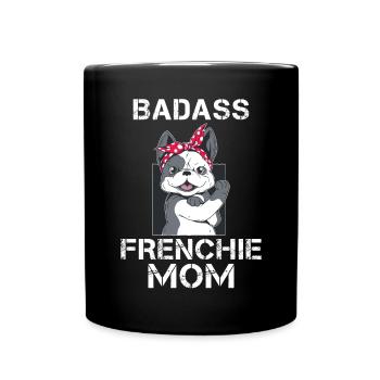 French Bulldog Gifts - Full Colour Mug - black - Front