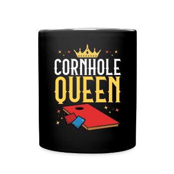 Mais-Loch - Tasse einfarbig - Schwarz - Vorne