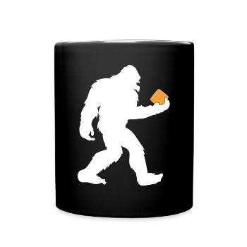 Bigfoot Waffle - Full Colour Mug - black - Front