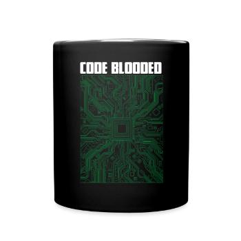 Code blooded - Full Colour Mug - black - Front