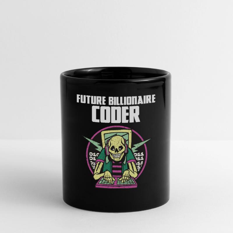 Future billionaire coder Full Colour Mug