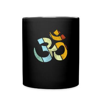 Méditation Rétro - Mug uni - noir - Devant