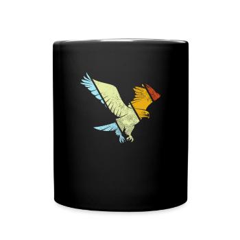 Adler Retro - Full Colour Mug - black - Front