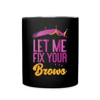 Esthéticienne Esthéticienne Soins de la Peau - Mug uni - noir - Devant