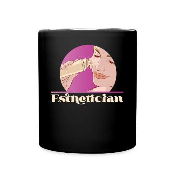 Cute Licensed Esthetician Skincare - Tasse einfarbig - Schwarz - Vorne