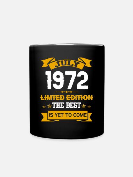 Juillet 1972 Cadeau d’anniversaire - Mug uni - noir