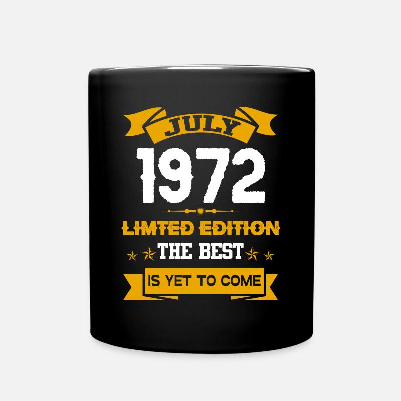 Juillet 1972 Cadeau d’anniversaire - Mug uni - noir