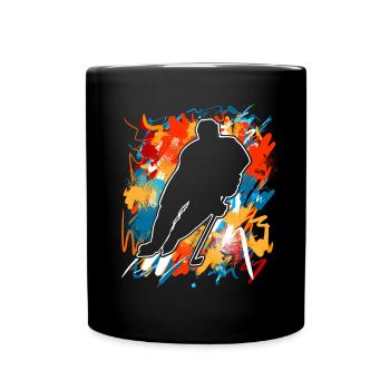 Eishockey Hockey sur glace - Mug uni - noir - Devant