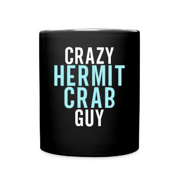 Cadeaux de crabe ermite - Mug uni - noir - Devant