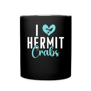 Cadeaux de crabe ermite - Mug uni - noir - Devant
