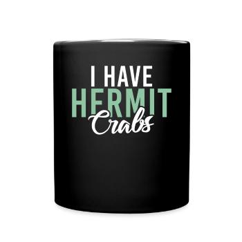 Cadeaux de crabe ermite - Mug uni - noir - Devant