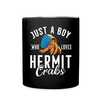 Cadeaux de crabe ermite - Mug uni - noir - Devant
