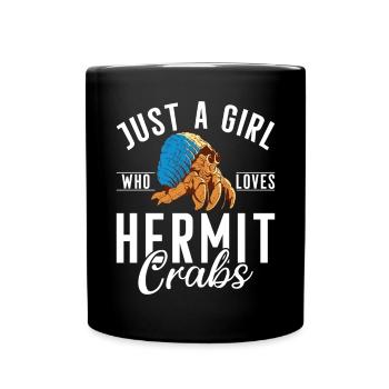 Hermit Crab Gifts - Full Colour Mug - black - Front
