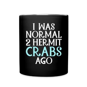 Cadeaux de crabe ermite - Mug uni - noir - Devant