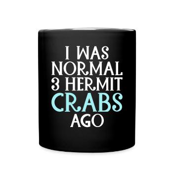 Cadeaux de crabe ermite - Mug uni - noir - Devant